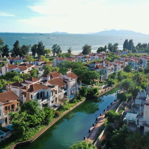 蓝色海洋·双月湾5房7床独栋别墅 【泳池·KTV·独立庭院】