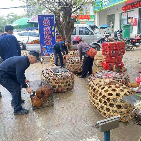 博厚镇专项整治市场周边占道经营