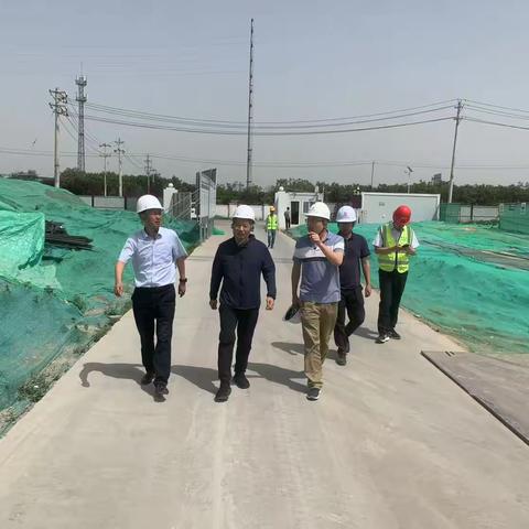 西安水务集团副总经理张国荣赴高陵区第二污水处理厂工程调研检查