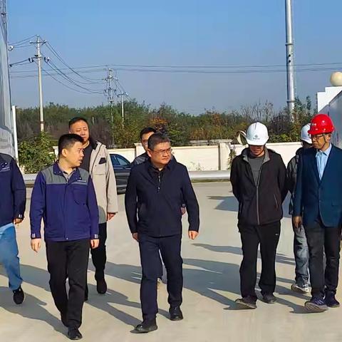 西安净水公司总经理杨超赴高陵区第二污水处理厂工程调研检查