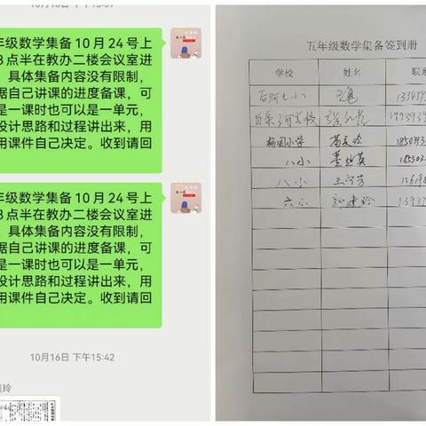 共同研讨促成长            ——后河镇五年级数学组集备活动一