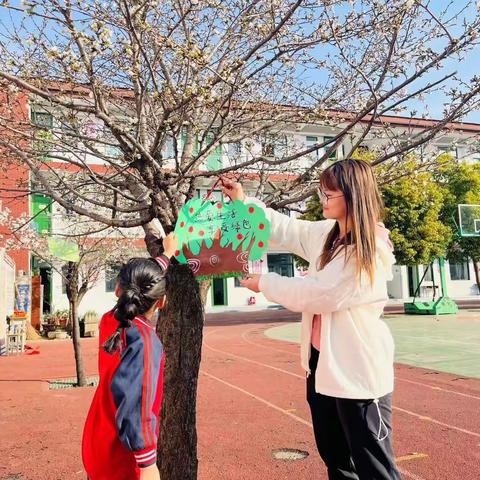 【许昌市湖滨路小学·德育】植树护绿，小树认领在行动