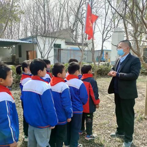 苟村集镇宋田庄小学举行植树节主题教育活动