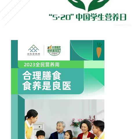 【白塔岭小学附属幼儿园营养周】合理膳食，营养先行-2023全民营养周暨“5.20”中国学生营养日