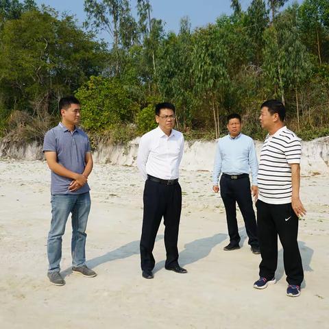 县委常委、统战部长王小荣到海尾镇调研海洋种子产业发展工作