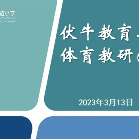 璞玉新琢   “育”见成长——伏牛教育集团体育教研活动