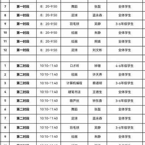 会昌县第五小学2023年秋学期周末兴趣班开班通告