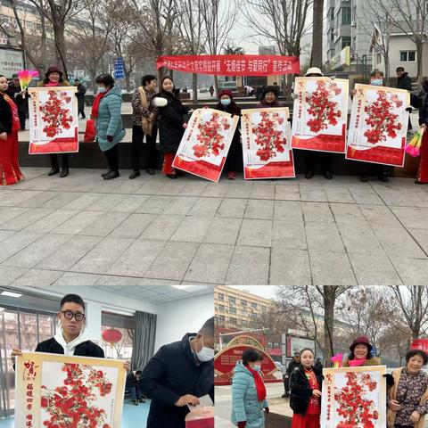 迎新春送年画 情暖退役军人