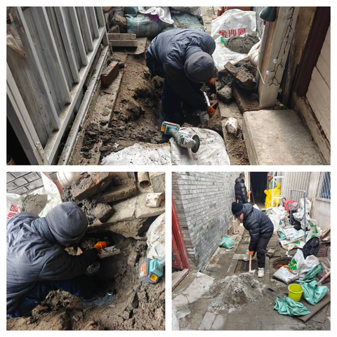 寒冬抢修暖民心 安定门房管公司显担当