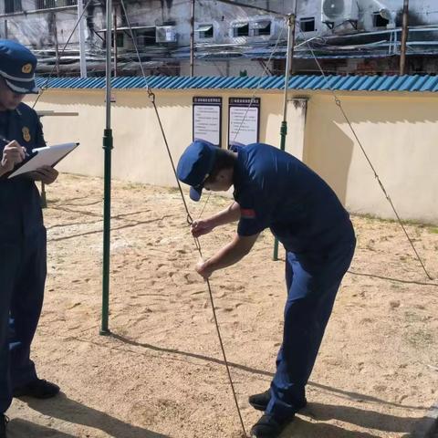 美兰大队长堤路消防救援站开展“安全九无”营区内部隐患大排查活动