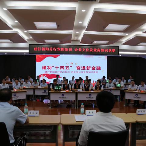 建行朝阳分行举办“建功十四五、奋进新金融”党的知识及综合业知识竞赛活动