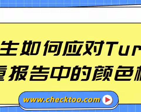 Turntin查重报告颜色标准详解与修改建议