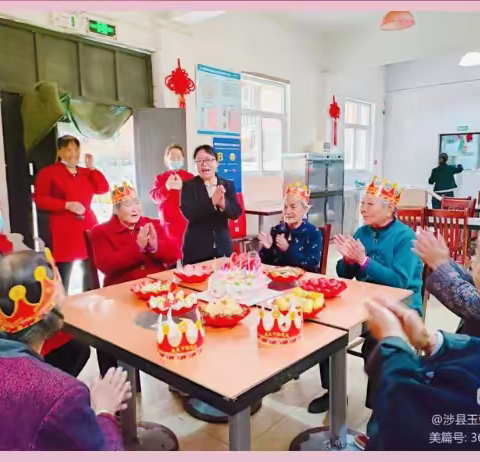 鹤筹添算尊慈寿——玉荣养老院三月长者集体生日会