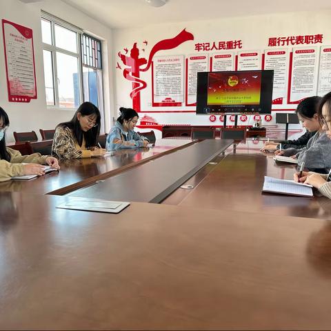 茨榆坨镇团习所组织线下学习