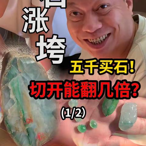 石头就是博嘛，裂这么多看看拆出来的结果