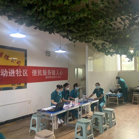 健康义诊进社区为民服务暖人心