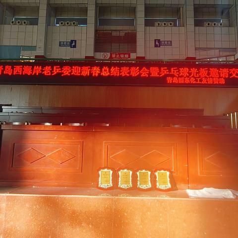 光板乒乓文艺嘉年华 2025年青岛西海岸新区老年体协乒乓球委迎新春光板乒乓球邀请赛暨总结表彰会