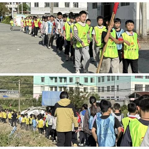 桔香满园·丰收聚力——百色市田阳区五村镇中心小学“加油未来社会情感”2025年秋季学期摘桔研学活动
