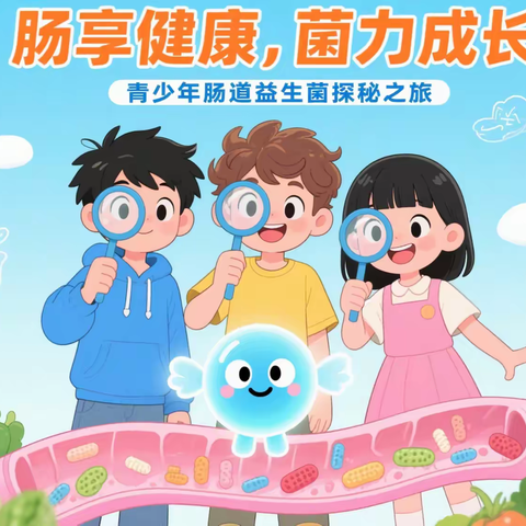 七彩邻里·服务惠邻丨“肠享健康 菌力成长”青少年肠道健康探索