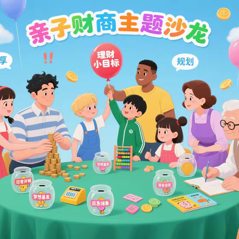 七彩邻里·服务惠邻丨“好孩子 慧花钱”亲子财商主题沙龙
