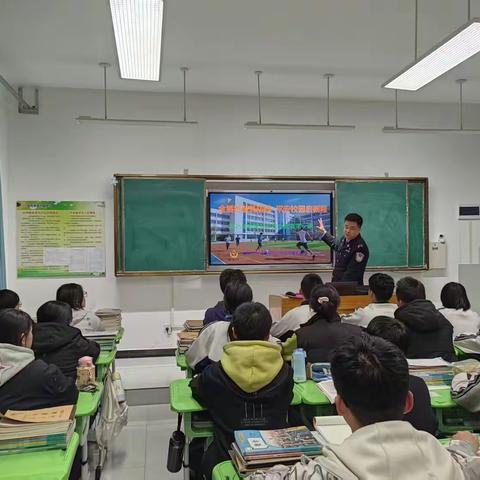 金盾护苗筑防线 平安校园启新程——我校开展春季开学法治安全教育专题讲座