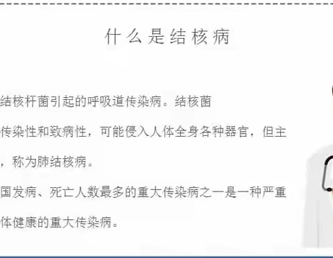 城隍综合门诊部肺结核预防宣传
