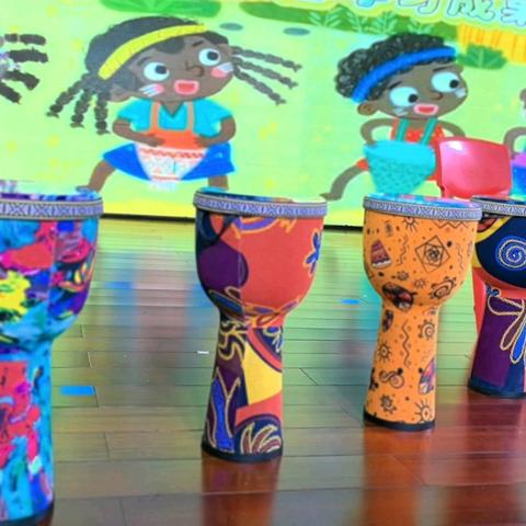 鼓动童心，快乐成长——辉太郎幼儿园非洲鼓快乐展示精彩瞬间