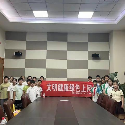 文明健康绿色上网 ——毓秀路小学五（5）中队活动