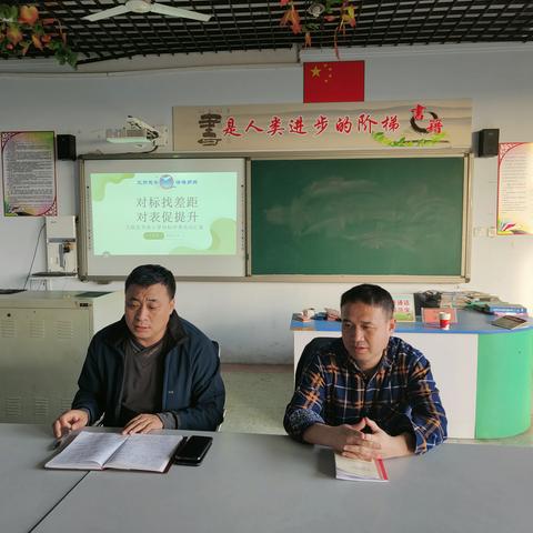 张段固学区对标对表活动汇报活动