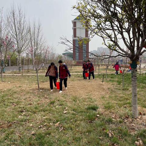 “爱绿植绿护绿——我给绿植浇浇水”示范区实验学校中学部雷锋月优秀团员爱心浇水主题活动