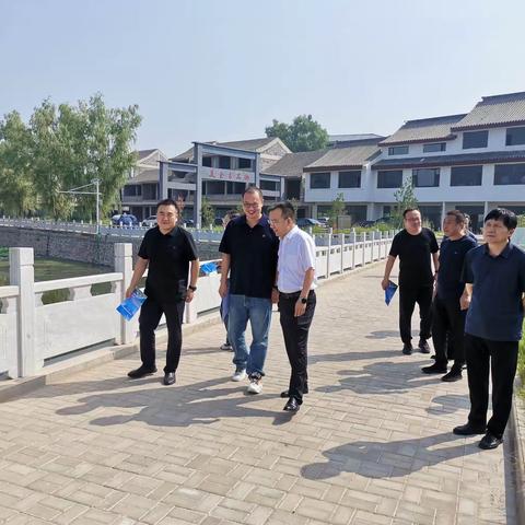 省财政厅调研组实地调研我县南湖水库生态环境综合治理工程