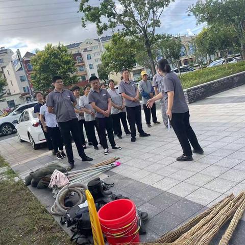 防汛不松懈，安全在心中-澄韵中心防汛演练