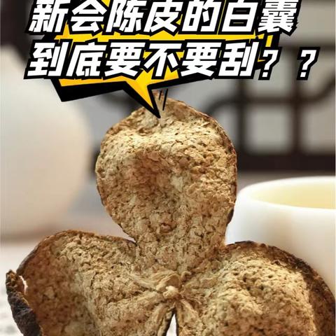 新会陈皮白囊的去与留