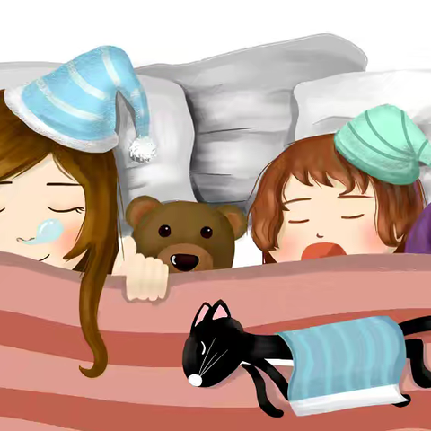 益林镇杨园幼儿园暑假好习惯打卡记——甜甜的午睡