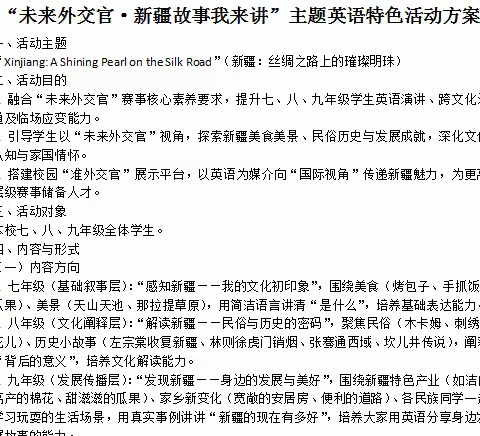 以英语为桥 传中国之韵——汉博中学英语演讲比赛活动纪实