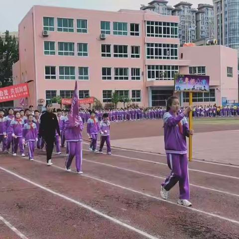 悦动嘉年华 运动助成长 ——栖霞市实验小学五（6）中队春季运动会纪实