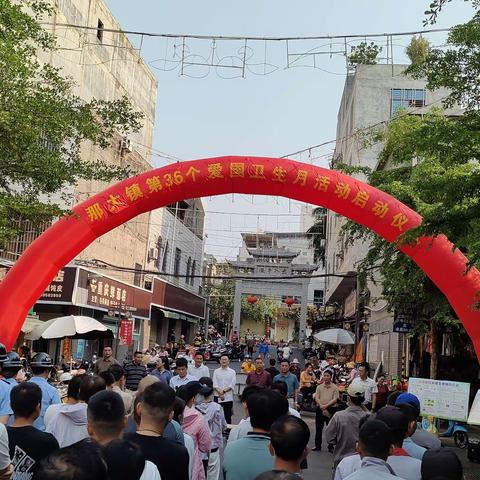 那大镇侨锋农场开展第36个爱国卫生月活动。