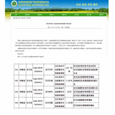 宝丰艾叶等4个农产品成功入选“全国名特优新农产品”名录