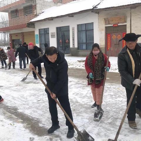 除雪保畅—王店乡清雪除冰行动工作持续进行