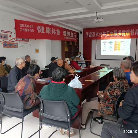 北徐、北徐花园社区开展“健康体重 理想血压”主题教育健康讲座