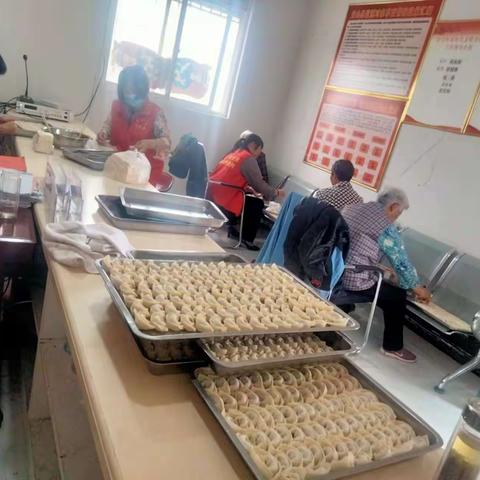 舒堂村“孝善敬老”饺子宴4月