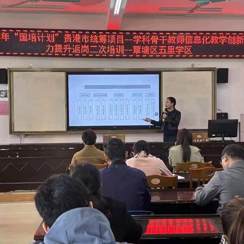 【国培计划（2024）】贵港市统筹项目––教师信息化教学创新能力提升返岗二次培训。