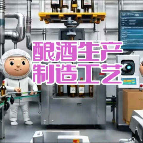 酿酒全流程生产制造工艺（AI制作）
