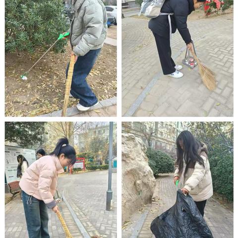 “管小憨”青年志愿服务队积极投身社区 “周末大扫除”，助力社区环境换新颜