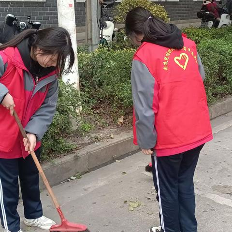 学雷锋活动-娄底楚怡-文综部2107班学雷锋活动