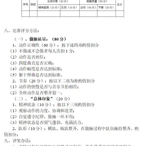 雪枫实验学校七八年级校园广播体操比赛