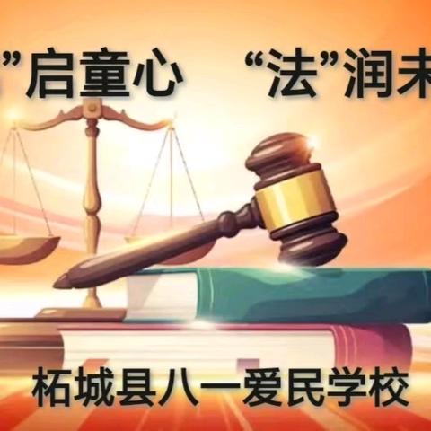 “宪”启童心 “法”润未来一一柘城县八一爱民学校学校2025年秋第十四周周会活动纪实