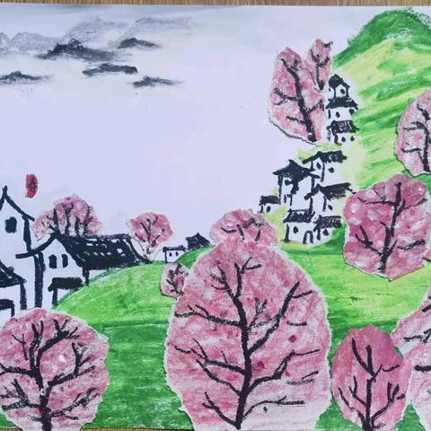 妥安乡小学庆五.一书画手工线上作品展