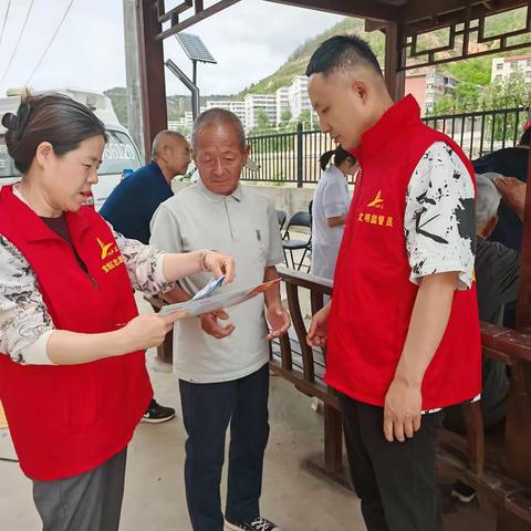 兰家坪社区民法典宣传进小区活动