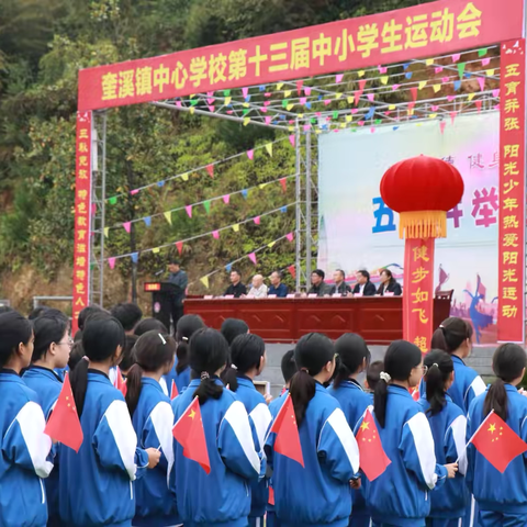 奎溪镇中心学校第十三届中小学生运动会纪实